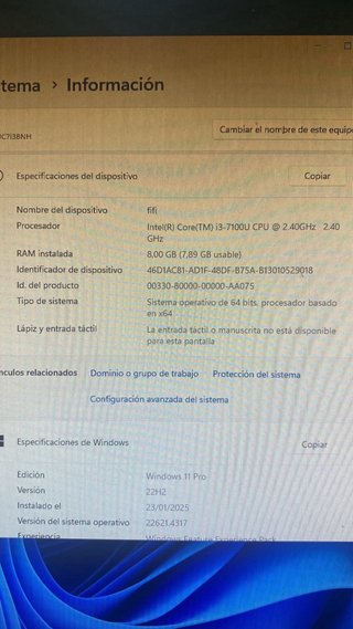 Mini PC Intel Core i3 7th Gen