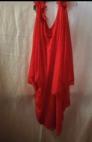 Vestido rojo mujer