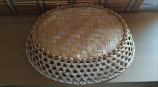 Cesta Mimbre Ovalada Boho Beige