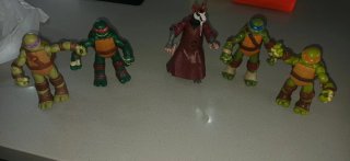 5 Figuras Tortugas Ninja