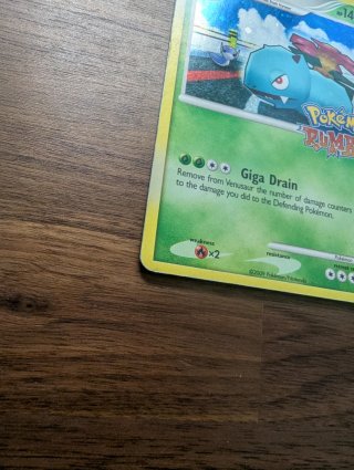 Venusaur Pokémon Rumble Lv.56 Carta