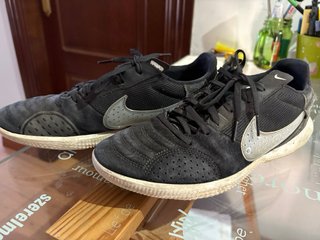 Zapatillas Futsal Nike Negro/Plata