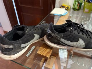 Zapatillas Futsal Nike Negro/Plata