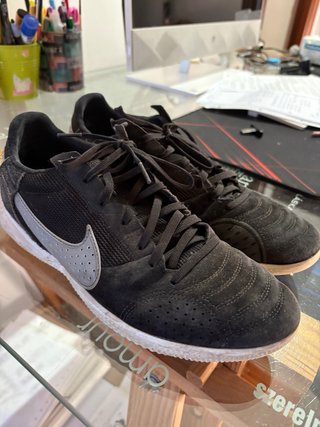 Zapatillas Futsal Nike Negro/Plata