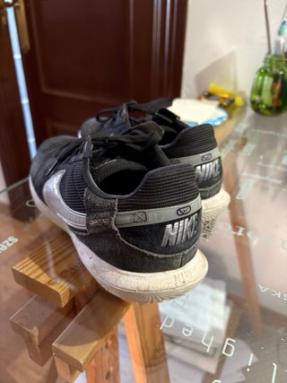 Zapatillas Futsal Nike Negro/Plata