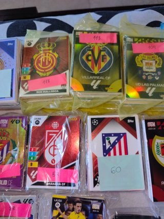 Lotto di figurine di calcio spagnolo