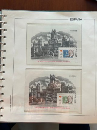 Lote Filatelia España 150 Aniversario Sello