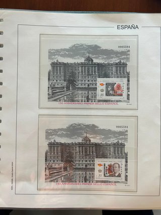 Lote Filatelia España 150 Aniversario Sello