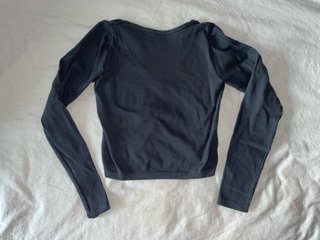 Camiseta manga larga Stradivarius gris