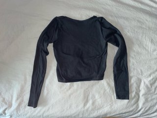 Camiseta manga larga Stradivarius gris