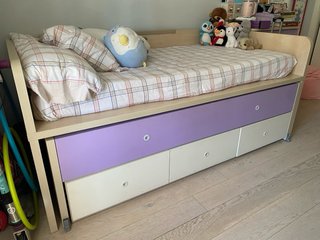 Cama nido con cajones y cama supletoria