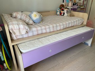 Cama nido con cajones y cama supletoria