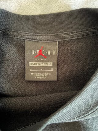 Sudadera Jordan Negra