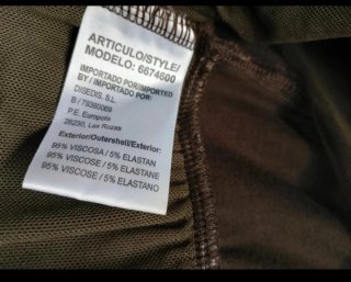 Vestido largo negro Amichi con detalles
