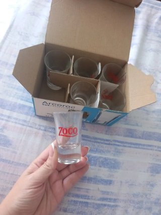 Pack 6 Vasos Chupito Zoco - Arcoroc Hot Shot