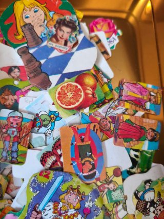 11 Láminas Cromos Troquelados Vintage