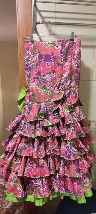Falda flamenca feria volantes