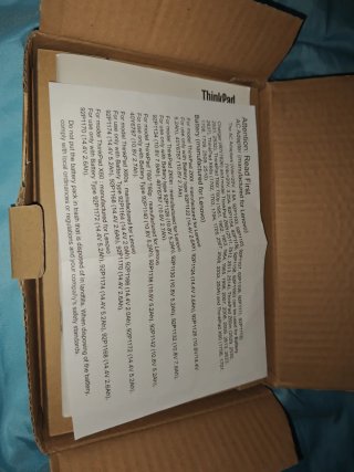 Cargador Batería Externa portátil Lenovo Thinkpad