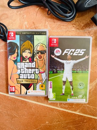 Nintendo Switch Completa + Accesorios + Juegos