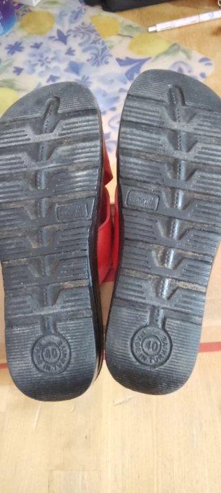 Sandalias Polaris Rojas Talla 40