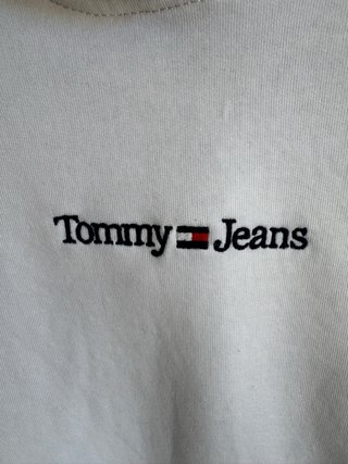 Felpa Tommy Jeans bianca