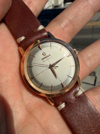 Reloj Omega Oro Rosa Automático Vintage