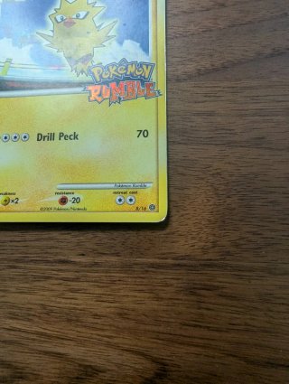 Carta Pokémon Zapdos Rumble