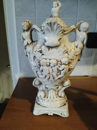 Anfora antica porcellana 40cm
