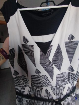 Vestido estampado María Cánovas