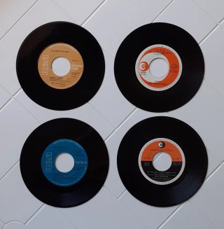4 Dischi 45 Giri Sigle TV Anni '60/'70