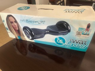 Hoverboard Rosa fucsia metálico con luces LED