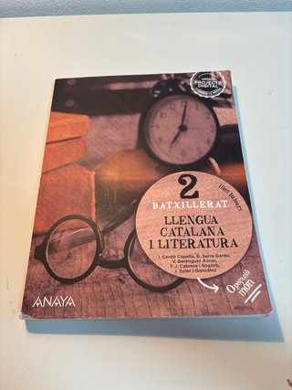 Llengua catalana i Literatura, 2 Batxillerat, I...