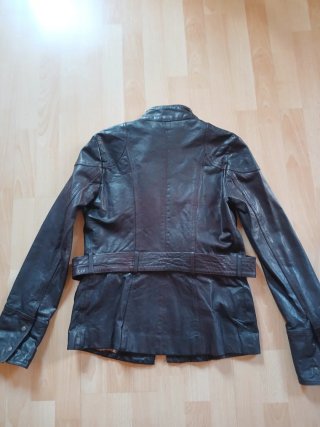 Chaqueta de piel Systemaction Talla 38