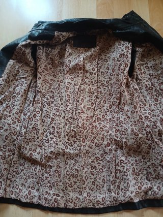 Chaqueta de piel Systemaction Talla 38