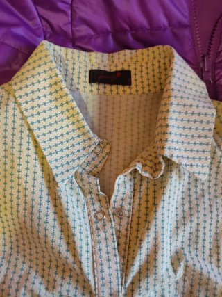 Vestido estampado corto