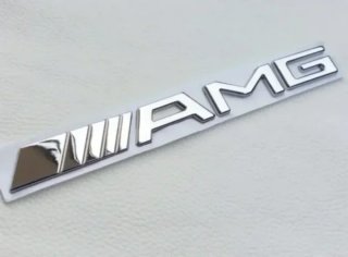 AMG Emblema Maletero y 2 Logos Laterales Mercedes