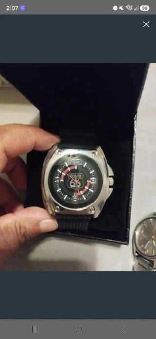 Reloj Route 66 Plata y Negro