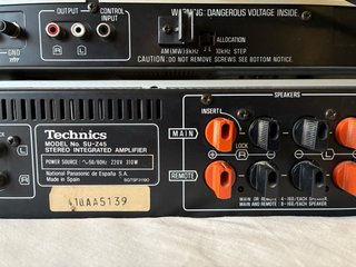 Equipo de Sonido Technics Tocadiscos
