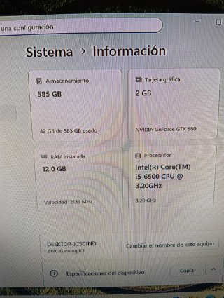 PC Gaming i5 6500 GTX SSD