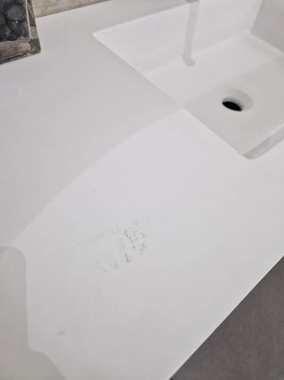 Mueble Baño Etna Blanco + Lavabo Resina mate