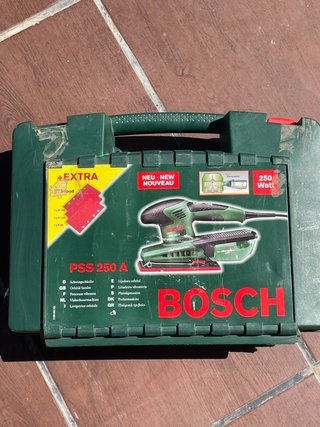 BOSCH. Lijadora pulidora orbital. Mod. PSS 250 A.