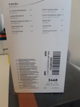 SmallRig Forevala S20 Micrófono Cámara