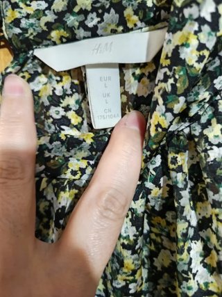 Blusa H&M Estampada Mujer
