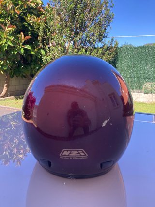Casco Moto Integral NZI Granate Talla L