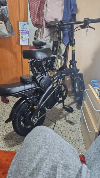 Bici Eléctrica Plegable Negra