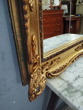 Espejo Antiguo Dorado