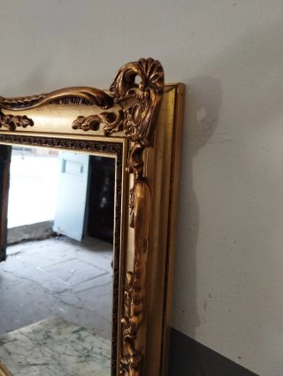 Espejo Antiguo Dorado