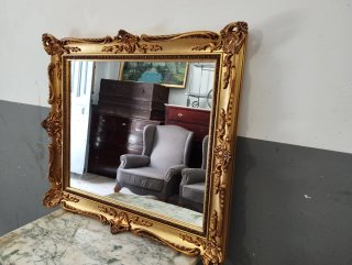 Espejo Antiguo Dorado