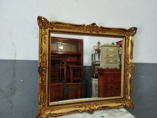 Espejo Antiguo Dorado