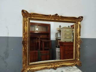 Espejo Antiguo Dorado